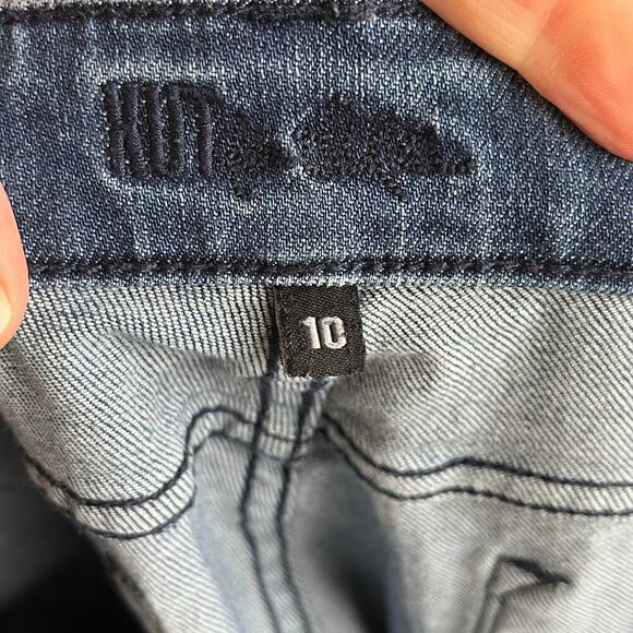 KUT From The Kloth Women's Farrah Baby Bootcut Jeans Size 10 - Picture 5 of 7